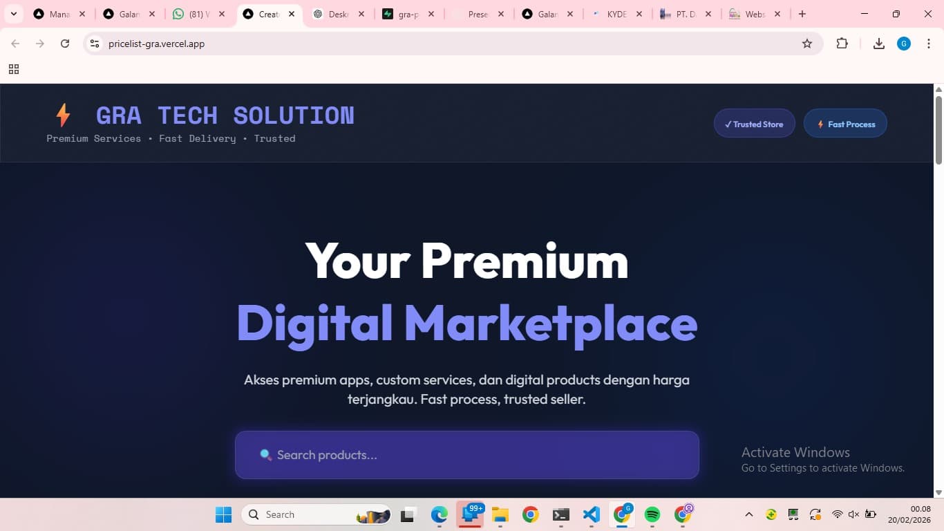 GRA TECH SOLUTION – Premium Digital Marketplace